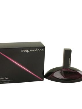 Calvin Klein Deep Euphoria Eau de Parfum - Black & Deep Plum Bottle Discontinued
